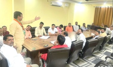 भाजपा किसान मोर्चा नोएडा महानगर ने ली मंडलो की बैठक 