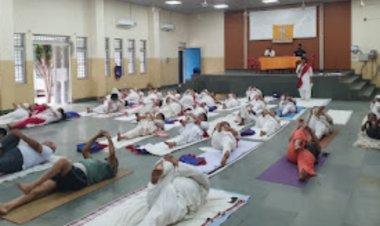 सेक्टर 122 में मनाया गया 9वां अन्तर्राष्ट्रीय योग दिवस 