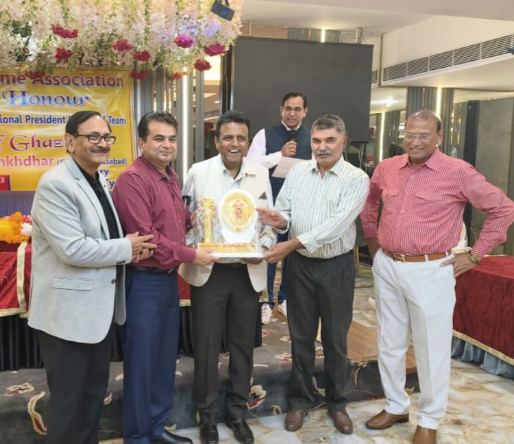 गाजियाबाद नर्सिंग होम एसोसिएशन ने किया आईएमए के राष्ट्रीय अध्यक्ष का स्वागत 