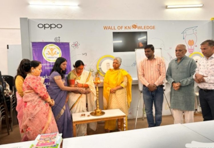 नोएडा लोक मंच में हुई हिंदी और गणित की कार्यशाला