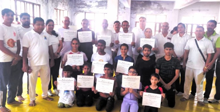 GGsss मुरथल में हरियाणा योग आयोग ब्लॉक प्रतियोगिता हुई