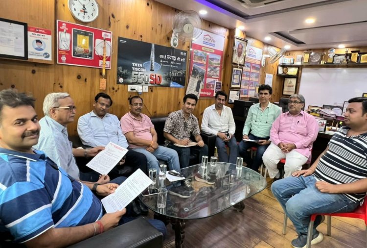 सीएम योगी से सेक्टर 9 को इंडस्ट्रियल रॉ मैटेरियल हब या कमर्शियल मान्यता देने की लगाएंगे गुहार - सत नारायण गोयल