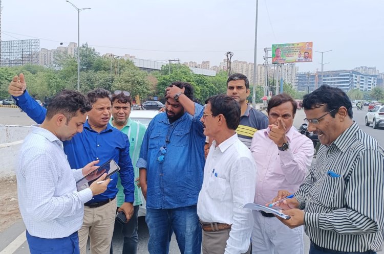 पुलिस व नेफोवा टीम ने चारमूर्ति तथा ईटेडा पर लगने वाल जाम पर की समीक्षा