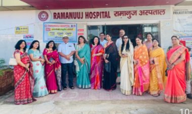 लायन्स क्लब प्रतिष्ठा ने रामानुज अस्पताल में मनाया डॉक्टर्स डे