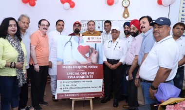 आरडब्ल्यूए 39 के सहयोग से मेट्रो अस्पताल ने शुरू की विशेष ओपीडी