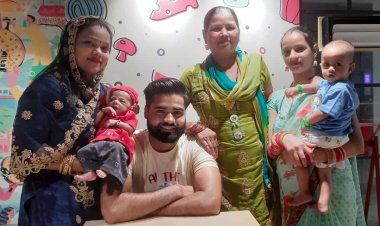 जयवती देवी ने अपने पोते और नाती के साथ मनाया अपना 48वां जन्मदिन