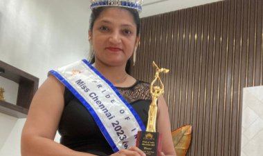 तमिलनाडु के चेन्नई से जी. एल. जयालक्ष्मी हसीजा को मिस इंडिया केटेगरी में मिला प्राइड ऑफ़ इंडिया मिस चेन्नई विनर का सिटी विनिंग टाइटल