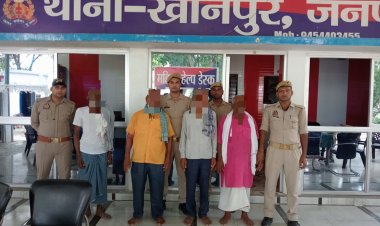 चार वारण्टी चढ़े पुलिस के हत्थे