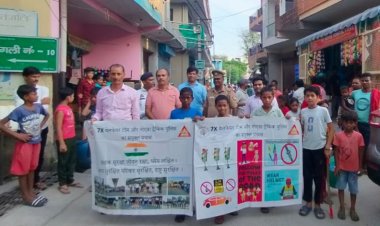 7X वेलफेयर टीम ने चलाया गाँव की गली और सड़क सुरक्षा अभियान