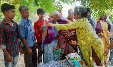 बाढ़ पीड़ित परिवार जनों को जरूरत मंद सामग्री का सहयोग के लिए उठे हाथ