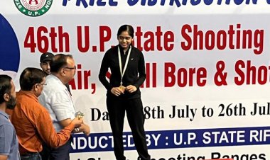 उत्तर प्रदेश शूटिंग चैंपियनशिप में सान्वी ने स्वर्ण पदक पर साधा निशाना 