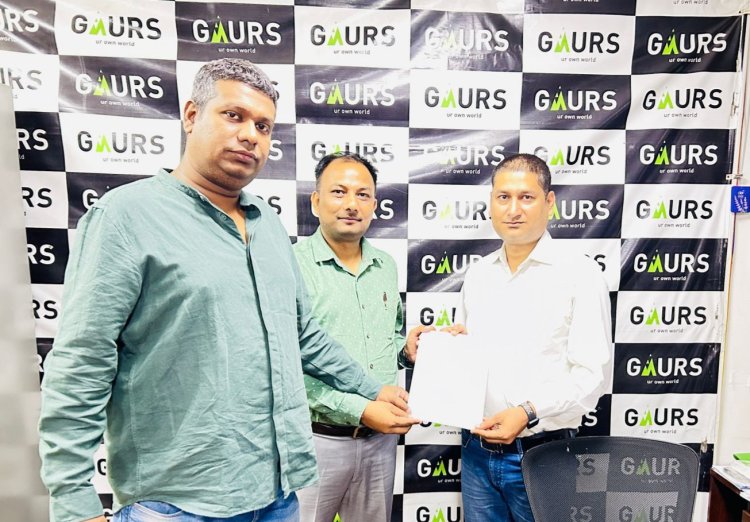 गौरसंस के प्रतिनिधि को सार्वजनिक समस्याओं के समाधान हेतु सौंपा ज्ञापन