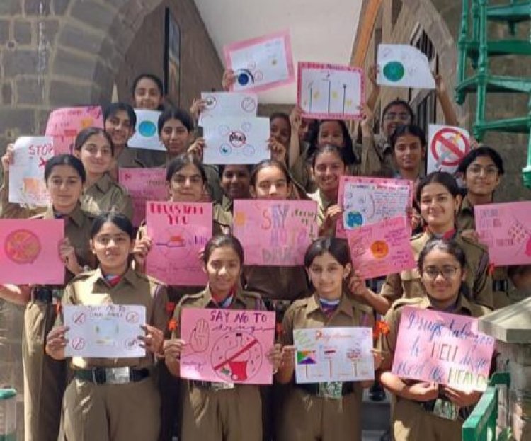 द लॉरेंस स्कूल, सनावर नशीली दवाओं के दुरुपयोग और अवैध तस्करी के खिलाफ अंतरराष्ट्रीय दिवस के मौके पर वैश्विक प्रयासों में शामिल हुआ