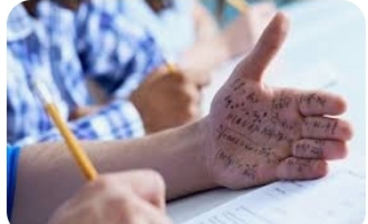 बीएड परीक्षा में दो छात्रा नकल करती पकड़ी गई