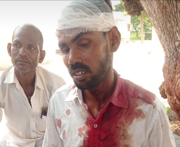 दबंगो ने युवक को मारपीट कर किया घायल