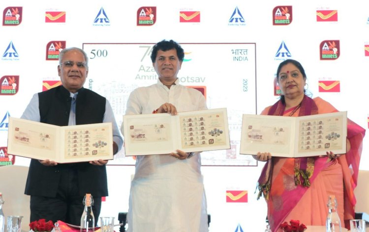 ITC ने भारतीय डाक के साथ मिलकर मिलेट्स पर एक विशेष स्टैम्प जारी किया