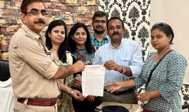 बढ़ते हुए अपराधों एवं लूटपाट की धटनाओ की रोकथाम के लिए एडीसीपी अरविंद सिंह से मिले गौतम बुद्ध नगर विकास समिति के सदस्य