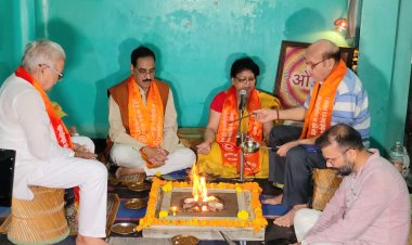 चंद्रयान-3 की सफलता हेतु विहिप ने किया मंगलकामना यज्ञ