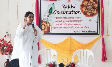 ब्रम्हा कुमारियों ने आध्यात्मिक कार्यशाला के माध्यम से मनाया रक्षा बंधन