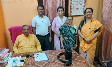 मणिपुर मैतेई हिन्दू समुदाय का प्रतिनिधिमंडल अखिल भारत हिन्दू महासभा के अध्यक्ष से मिला