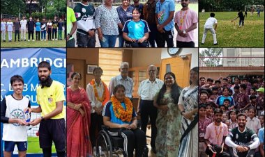 नेशनल स्पोर्ट्स डे के मौके पर विद्यालय ने अपने विश्व प्रसिद्ध खिलाड़ियों को किया सम्मानित