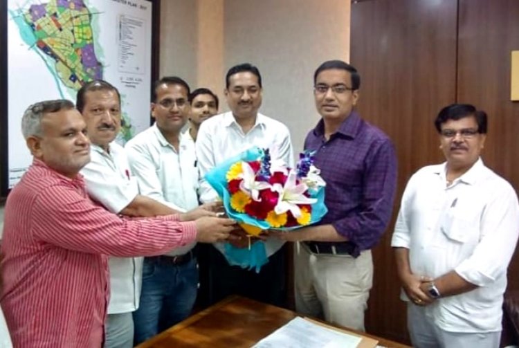 एमएसएमई इंडस्ट्रियल एसोसिएशन प्रतिनिधि मण्डल ने नोएडा सीईओ का किया स्वागत