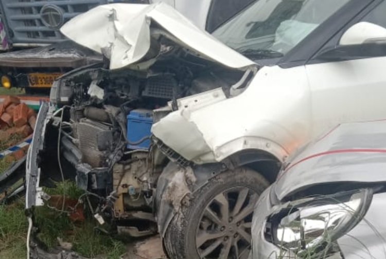 एक्स्युभी ने मारी अल्टो कार को टक्कर ,दुर्घटना में अल्टो कार चालक की मौत 