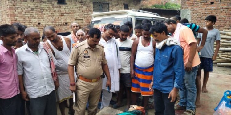 कलयुगी बाप ने फावड़े से काटकर की बेटे की हत्या,आरोपी पिता पुलिस गिरफ्त में