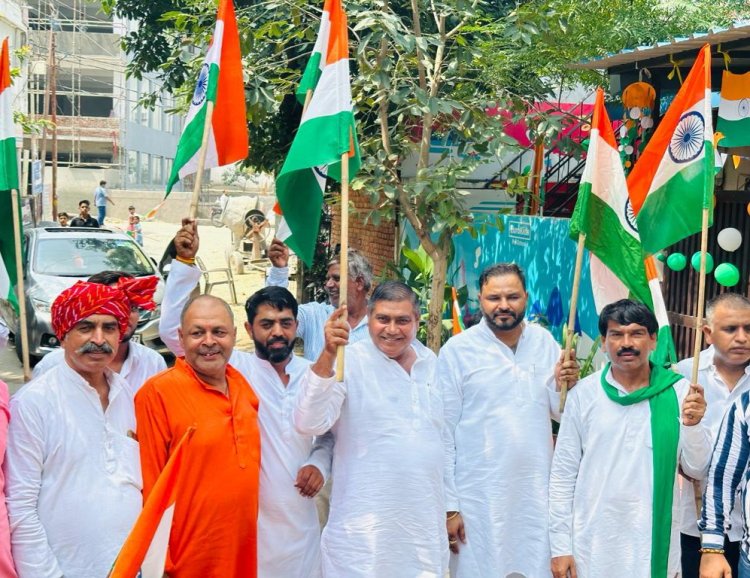 भाकियू भानु ने नोएडा में हर्षोल्लास से मनाया 77वां स्वतंत्रता दिवस