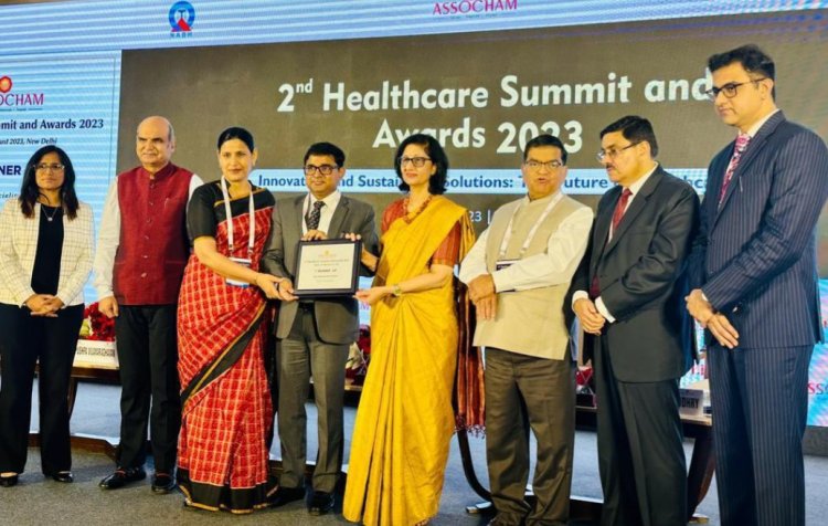 फेलिक्स अस्पताल को मिला बेस्ट मल्टी स्पेशलिटी हॉस्पिटल का अवार्ड 