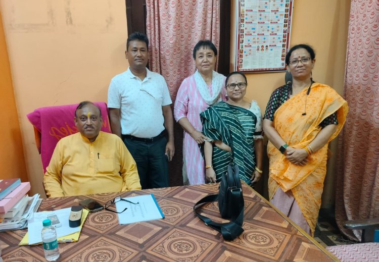 मणिपुर मैतेई हिन्दू समुदाय का प्रतिनिधिमंडल अखिल भारत हिन्दू महासभा के अध्यक्ष से मिला