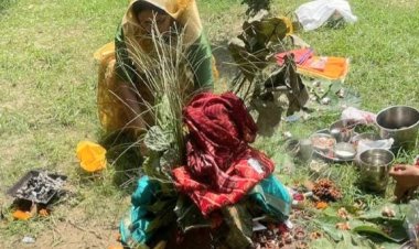 सेक्टर 82 पाकेट 7 में हलछठ धूमधाम से मनाई गई