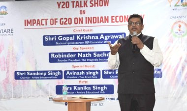 भारतीय अर्थव्यवस्था पर जी20 के प्रभाव को लेकर वाई 20 टॉक शो का हुआ आयोजन