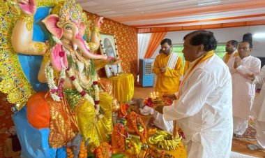 महर्षि नगर में धूमधाम से मनाया जा रहा है गणेश महोत्सव