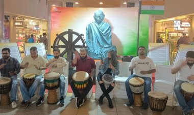 जीआईपी मॉल में गांधी जयंती उत्सव का हुआ शुभारंभ