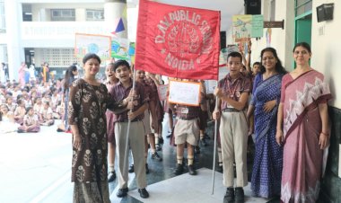 छात्रों ने स्वच्छ भारत अभियान के अंतर्गत  ली स्वच्छता की शपथ