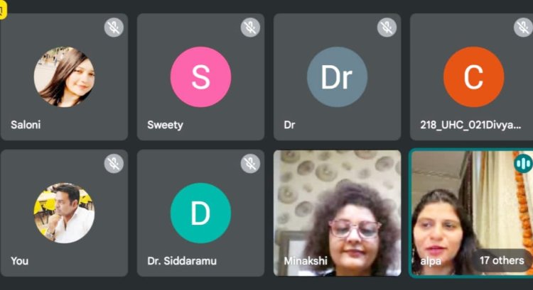 लैंगिक समानता पर छात्रों को जागरुक करने के लिए ऑनलाइन वर्कशॉप का हुआ आयोजन