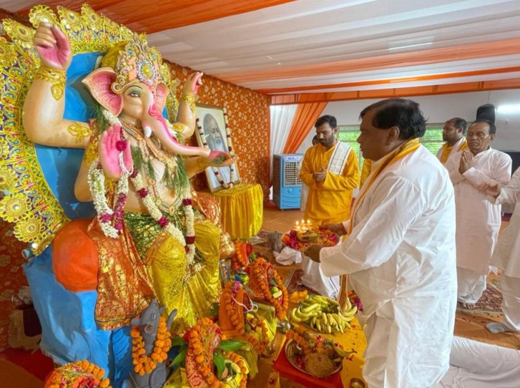 महर्षि नगर में धूमधाम से मनाया जा रहा है गणेश महोत्सव