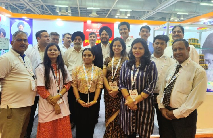 Jagat Pharma Shines Bright at UP International Trade Show 2023 with Innovative Ayurvedic Healthcare Solutions