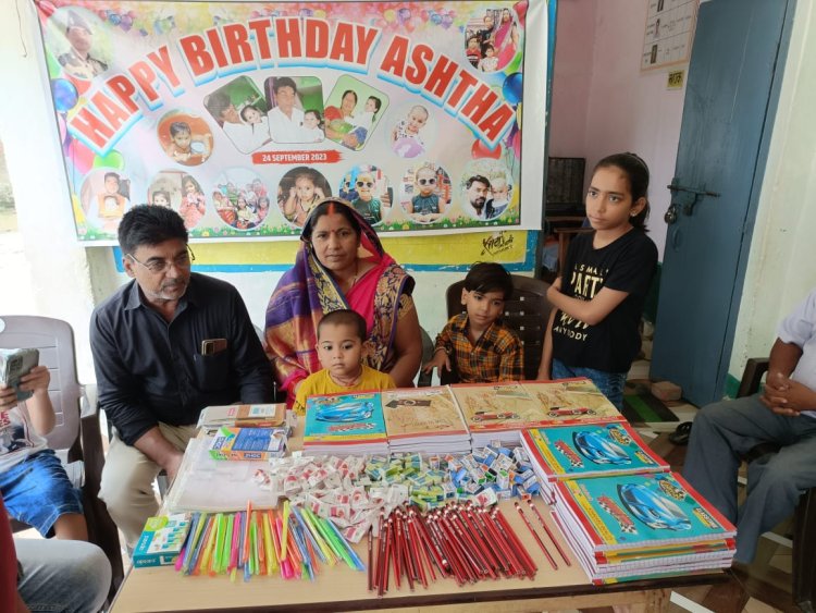 बीएसएफ जवान की बिटिया का जन्मदिन बना चर्चा का विषय