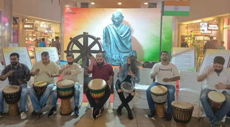 जीआईपी मॉल में गांधी जयंती उत्सव का हुआ शुभारंभ