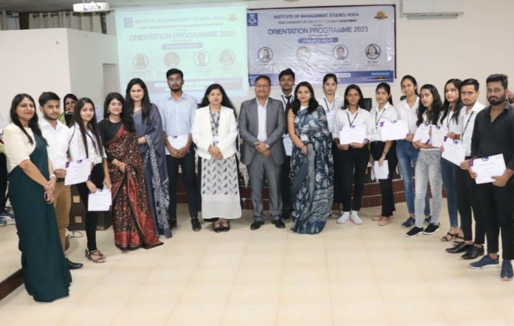 आईएमएस में ओरियंटेशन का आयोजन