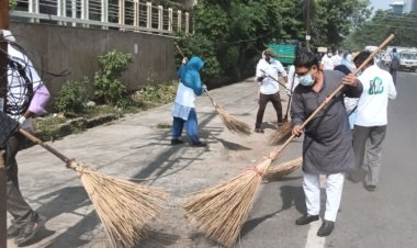 लघु उद्योग भारती ने चलाया स्वच्छता अभियान
