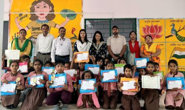 बच्चो में जागरूकता हेतु ईएमसीटी संस्था ने प्राइमरी स्कूल में चित्रकला प्रतियोगिता के माध्यम से चलाया जागरूकता अभियान।