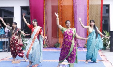 सत्यम स्कूल ऑफ जर्नलिज्म एंड मास कम्युनिकेशन में 'गरबा नाईट' का हुआ आयोजन