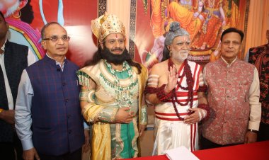 ऋषि विश्वामित्र के किरदार में छा गए केंद्रीय मंत्री अश्विनी चौबे