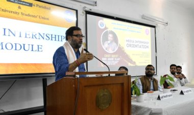 एबीवीपी तथा डूसू द्वारा मीडिया इंटर्नशिप कार्यक्रम का हुआ शुभारंभ