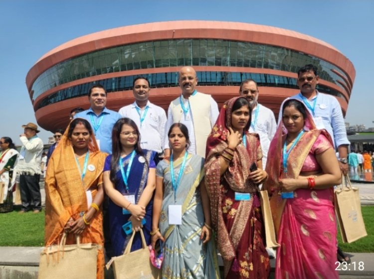 संकल्प सप्ताह कार्यक्रम में पहुंचे बिरनो प्रमुख ने एमएलसी का जताया आभार