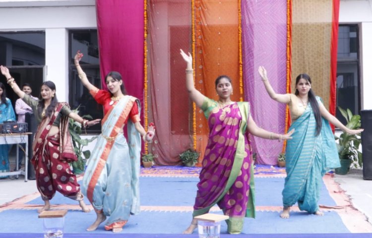 सत्यम स्कूल ऑफ जर्नलिज्म एंड मास कम्युनिकेशन में 'गरबा नाईट' का हुआ आयोजन