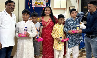 मेंटली चैलेंज्ड चिल्ड्रेन के साथ मीठीबाई क्षितिज और रोटरी क्लब ने मनाया दीपावली उत्सव